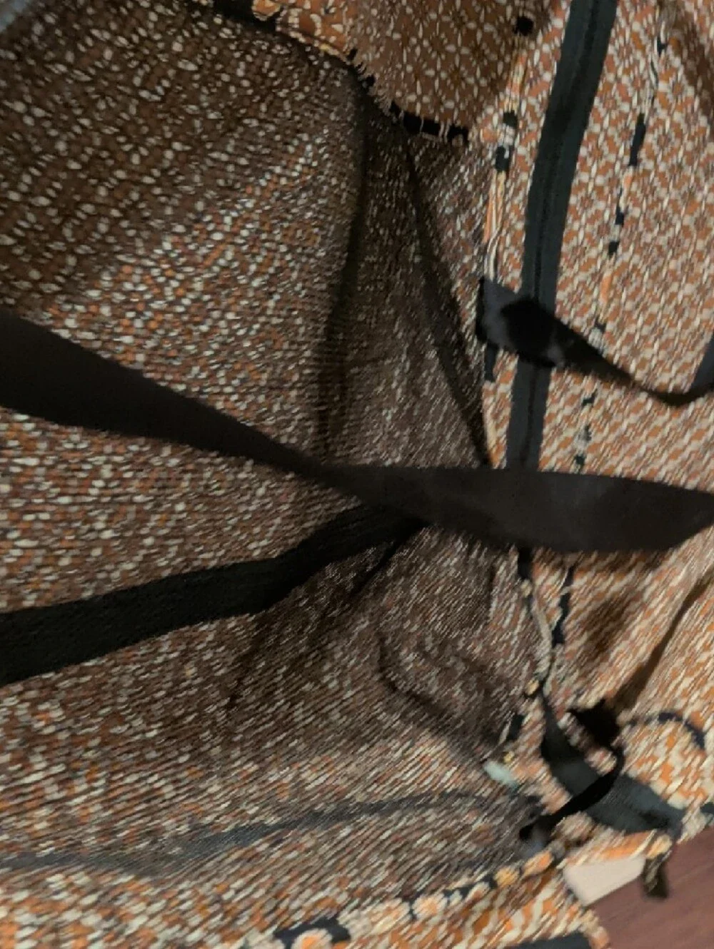 Vera Bradley Garment Bag in Black and Copper